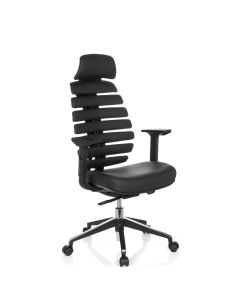 ERGO LINE II PRO | Læder - Prof kontorstol 