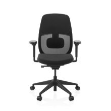 Skandis | uden hovedstøtte - Prof kontorstol Sort / Sort