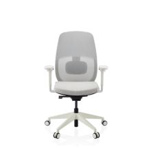 Skandis | uden hovedstøtte - Prof kontorstol Grå / Hvid