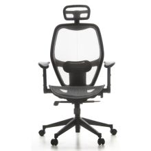 AIR-PORT | Ryg mesh | Sæde mesh - Prof kontorstol Silbergrau