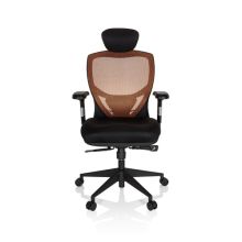 VENUS BASE - High End kontorstol Orange / Sort