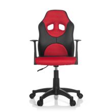 KID GAME AL - Snurrstol för barn Sort / Rød