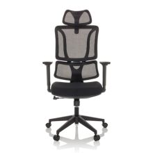 ERGOMY | Stof / Mesh | Stel: Sort - Home Office kontorstol