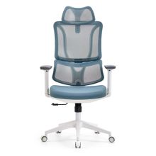 ERGOMY W | Stof / Mesh | Stel: Hvid - Prof kontorstol 