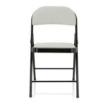 TUDELA I | Fløjlsstof - Klapstol Hvid