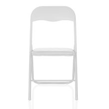 TUDELA BASIC | PVC - Klapstol Hvid