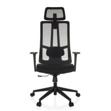 TRAMORE - Prof kontorstol Sort