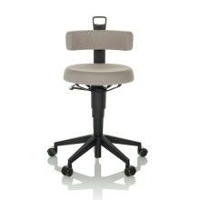 TOP WORK FLEX Stof - Drejeskammel Grå