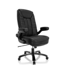 INSTRUCTOR III | Læder - XXL drejestol Sort