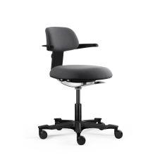 WORK 40 - Arbejdsstol Sort/Mørkegrå