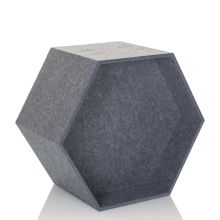 FLEXMIUT STORE B | (H x B) 54,5 x 62,5 cm - Skillevæg Grå