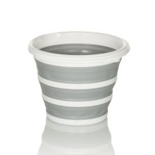 CLEAN SILR | 10 L - Foldbar beholder Grå / Hvid